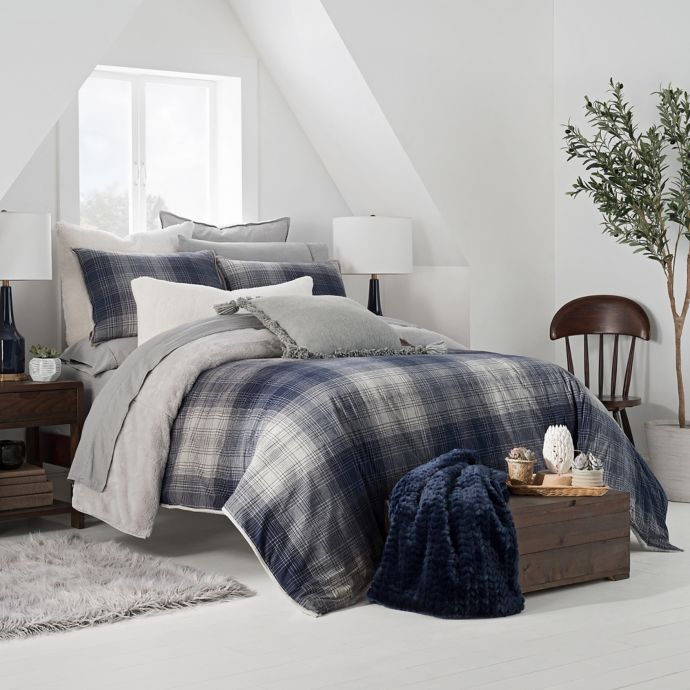 Ugg Redding Plaid Reversible Duvet Cover Set Bed Bath And