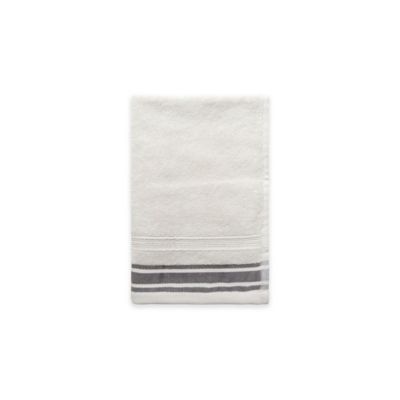 black and cream bath towels