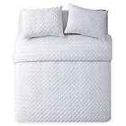 Alternate image 2 for VCNY Home Nina Embossed 2-Piece Twin XL Comforter Set in White