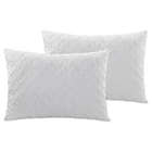 Alternate image 3 for VCNY Home Nina Embossed 2-Piece Twin XL Comforter Set in White