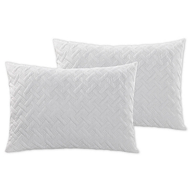 VCNY Home Nina Embossed 3-Piece King Comforter Set in White. View a larger version of this product image.
