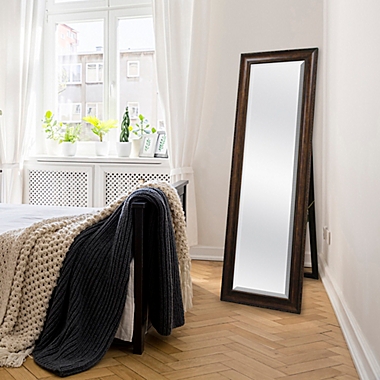 Golden Bronze 20-Inch x 60-Inch Floor Mirror with Easel. View a larger version of this product image.