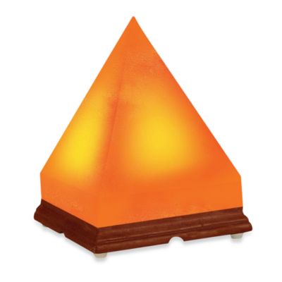 WBM Himalayan Ionic Crystal Salt Pyramid Lamp | Bed Bath & Beyond