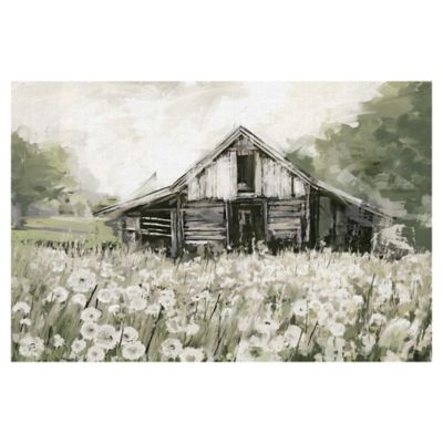 Dandelion Barn 24-Inch x 36-Inch Canvas Wall Art