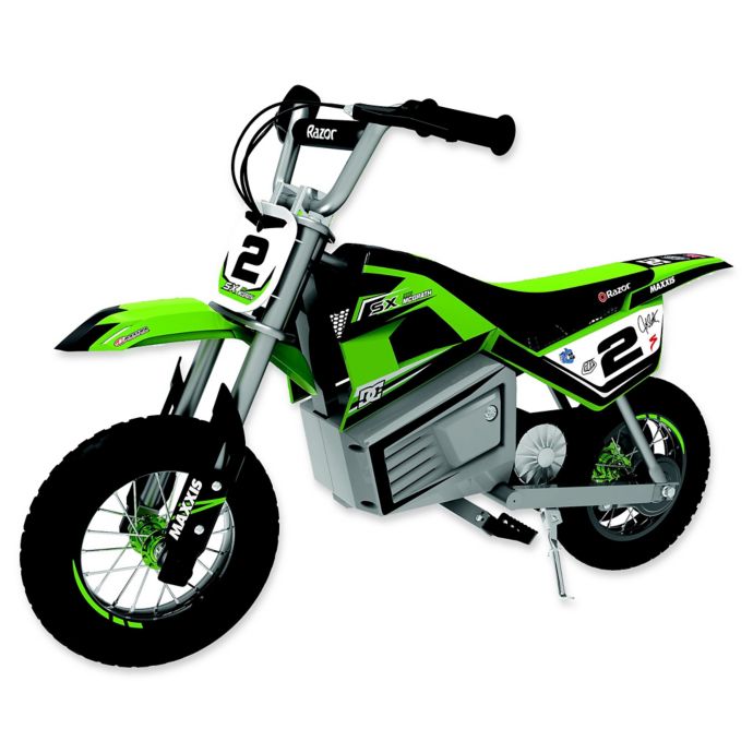 Razor® SX350 Dirt Rocket Electric Bike in Green | Bed Bath ...