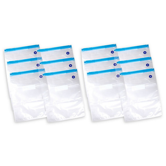 Alternate image 1 for Always Fresh™ 12-Piece Vacuum Seal Bags Refill Set in Blue