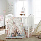 Alternate image 1 for Levtex Baby&reg; Malia Bear Fitted Crib Sheet in White