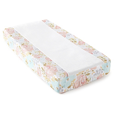 Levtex Baby&reg; Malia Changing Pad Cover in Pink. View a larger version of this product image.