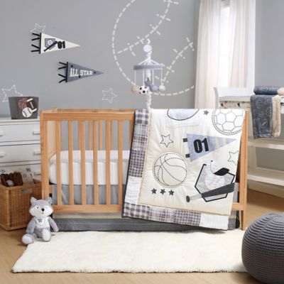 sports crib bedding set