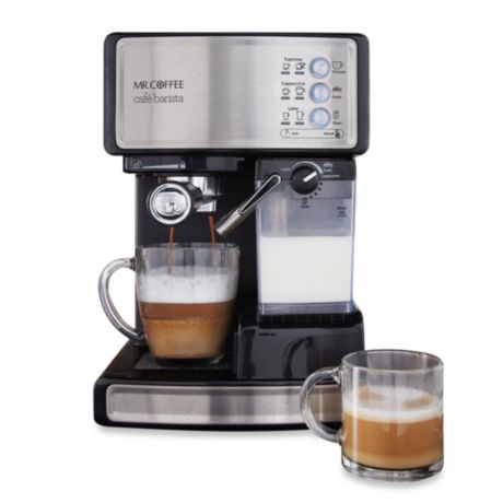 coffee mr barista espresso cafe maker bvmc tea beyond bath bed reg bedbathandbeyond alternate machines