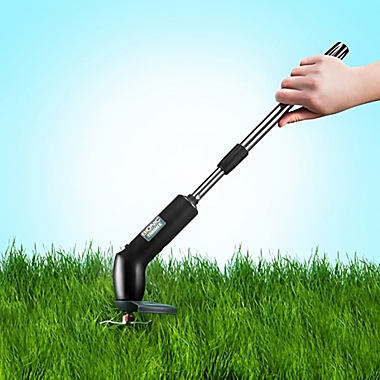 Bell + Howell Bionic Rechargeable Lawn Trimmer in Black. View a larger version of this product image.
