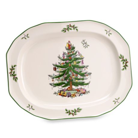 Spode CHRISTMAS TREE Square Serving Platter 10122294 