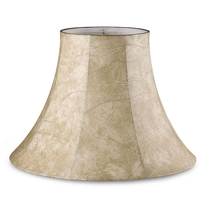 Inch Faux Leather Lamp Shade In Beige, Leather Lamp Shades