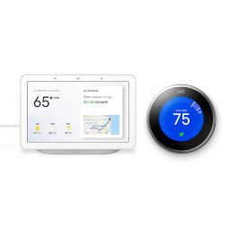 Google Home Hub and Nest® Learning Gen 3 Thermostat Bundle
