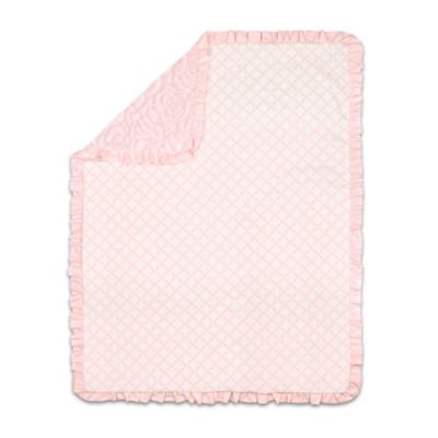 pink baby blanket