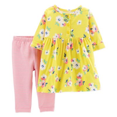 carters yellow floral dress