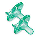 Alternate image 0 for Philips Avent Age 3 Months+ Soothie Pacifiers in Green (2-Pack)