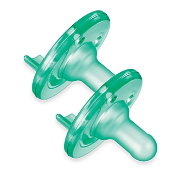 Philips Avent Age 3 Months+ Soothie Pacifiers in Green (2-Pack). View a larger version of this product image.