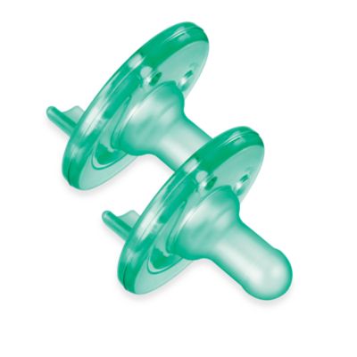 green soothie pacifier