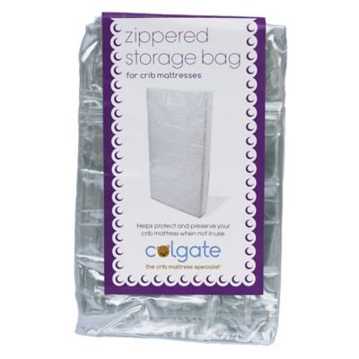 Zippered Crib Mattress Storage Bag in Clear by Colgate Mattress&reg;
