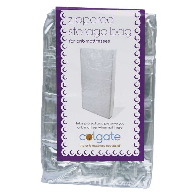 Colgate Zippered Crib Mattress Storage Bag In Clear Buybuy Baby