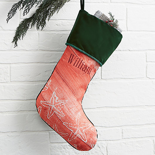 Alternate image 1 for Coastal Home Personalized Christmas Stocking