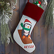 Whimsical Winter Characters Personalized Christmas Stocking