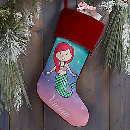 Mermaid Personalized Christmas Stocking