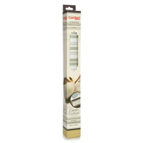 Con Tact Brand 8 Pack Clean Cotton Striped Scented Drawer Liners
