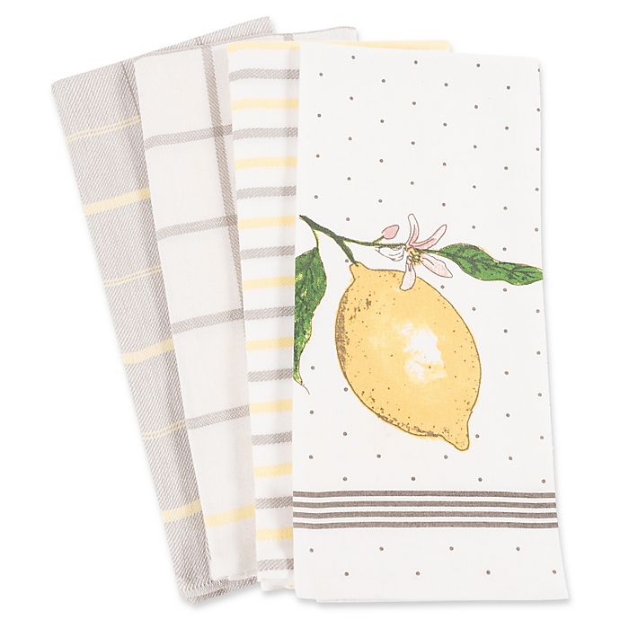 Lemon Kitchen Towels (Set of 4)