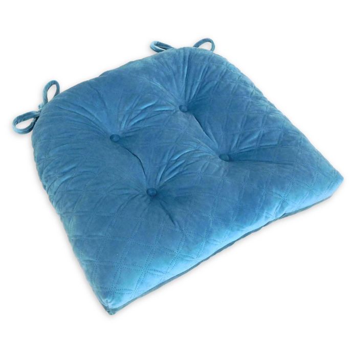 Everly Velvet Chair Pad Bed Bath and Beyond Canada