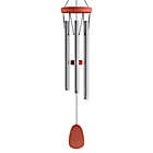 Alternate image 0 for Pure Garden 28-Inch Metal and Wood Wind Chime in Silver