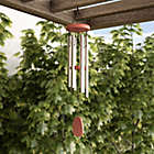 Alternate image 1 for Pure Garden 28-Inch Metal and Wood Wind Chime in Silver