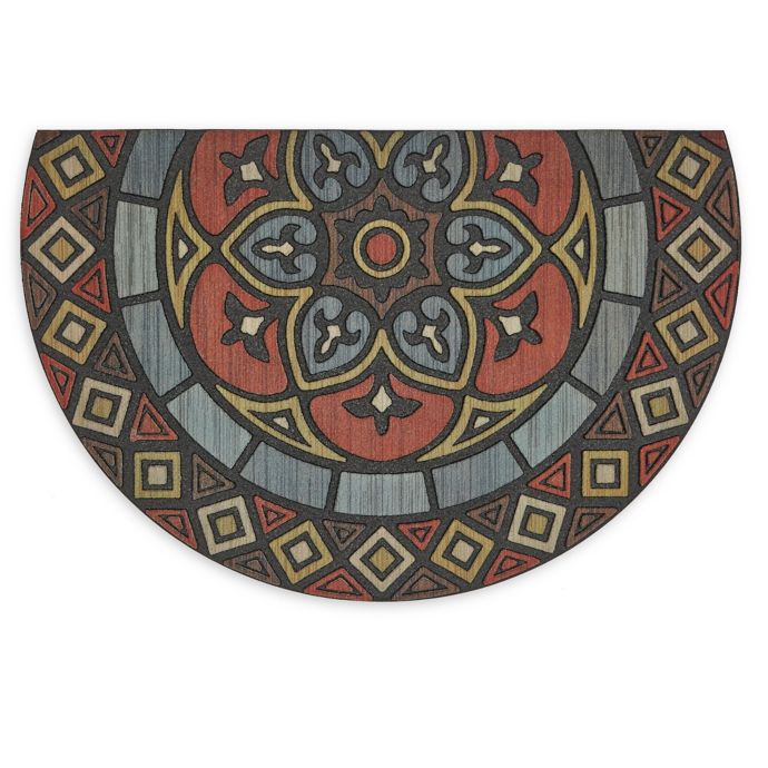 Mohawk Home Venetian Renaissance Slice 23 X 35 Rubber Door Mat