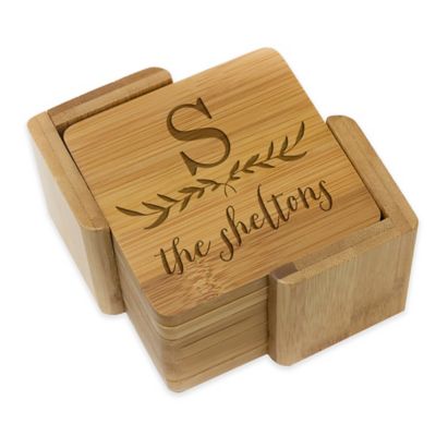 Stamp Out Square Shelton Coasters (Set of 6)