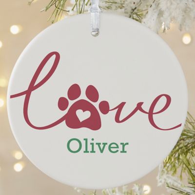 personalized dog ornaments photo