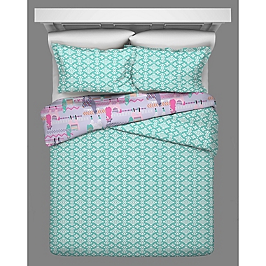 Waverly Kids La La Llama Reversible 2-Piece Twin Comforter Set. View a larger version of this product image.