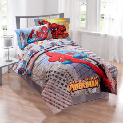 spiderman comforter set twin