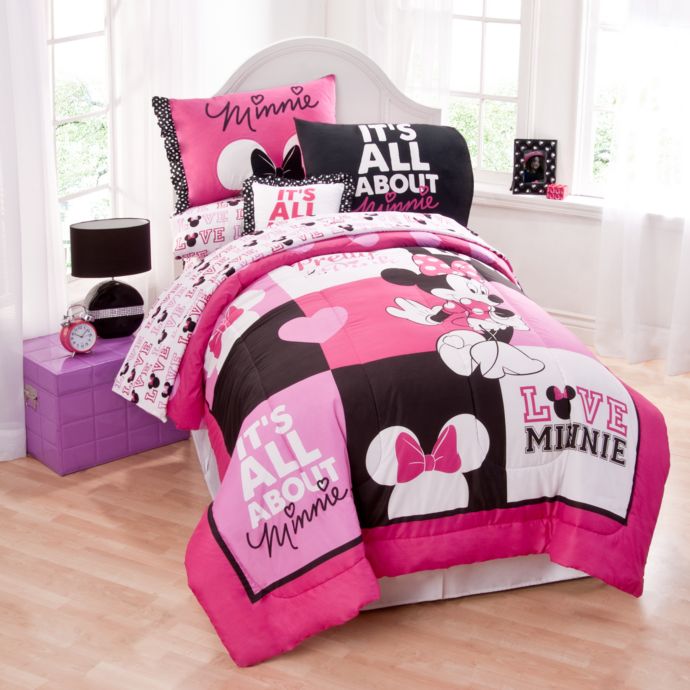 Disney® Minnie Mouse Twin Comforter Set | Bed Bath & Beyond