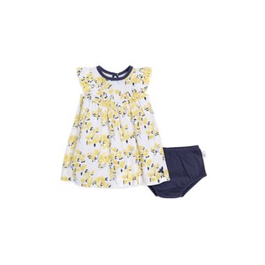 Burt's Bees Baby® 2-Piece Watercolor Tulips Dress and Panty Set in