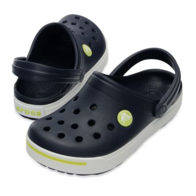 crocs crocband navy citrus