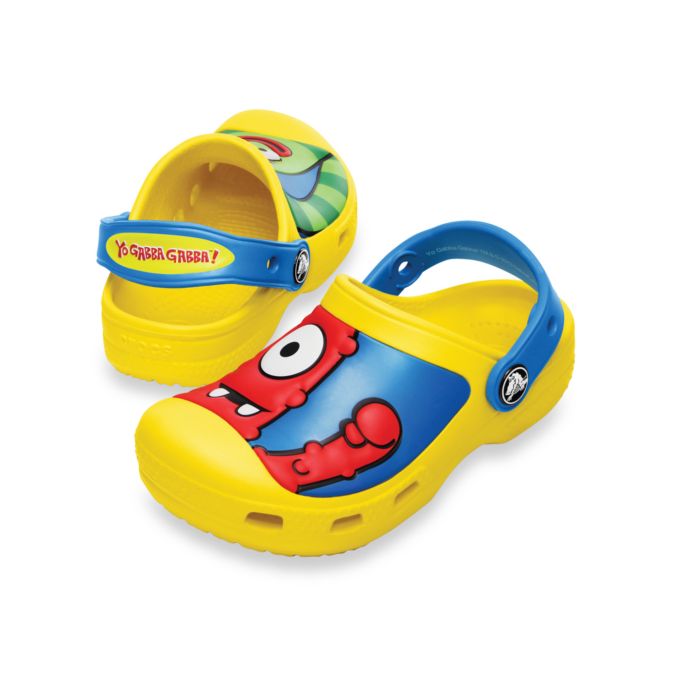 Creative Crocs Yo Gabba Gabba Clog in Yellow/Ocean Bed