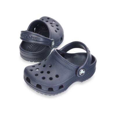 kids navy crocs