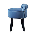 Alternate image 4 for Inspired Home Velvet Delia Chair