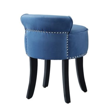 Inspired Home Velvet Delia Chair. View a larger version of this product image.