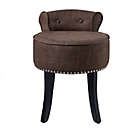 Alternate image 3 for Inspired Home Linen Delia Chair