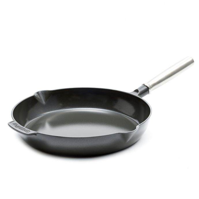 Greenpan Simmerlite Nonstick 12 Inch Cast Aluminum Fry Pan In Grey Bed Bath Beyond