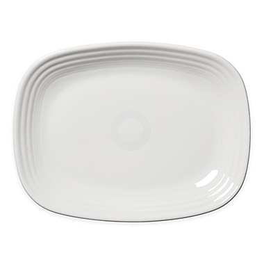 Fiesta&reg; 12-Inch Rectangular Platter in White. View a larger version of this product image.