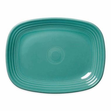 Fiesta&reg; 12-Inch Rectangular Platter in Turquoise. View a larger version of this product image.