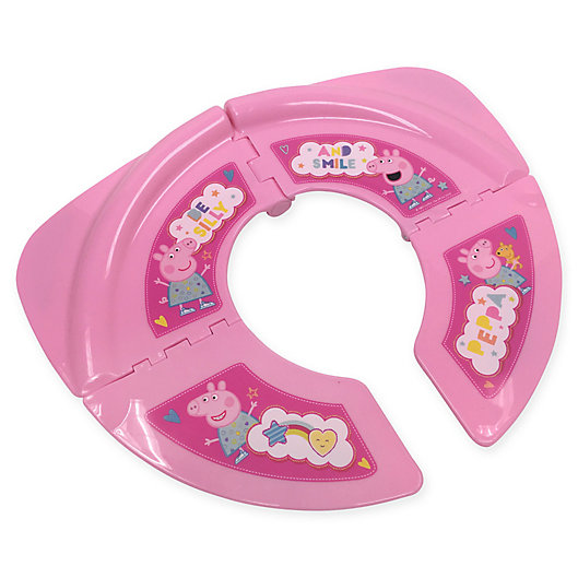 Alternate image 1 for Nickelodeon™ Peppa Pig Folding Travel Potty Seat with Storage Bag